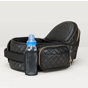 Tushbaby Hip Carrier - Vegan Leather Black